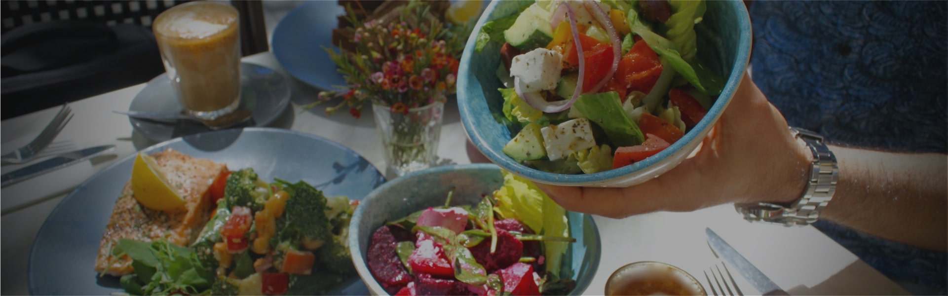 Market-fresh salads at Michael's Double Bay